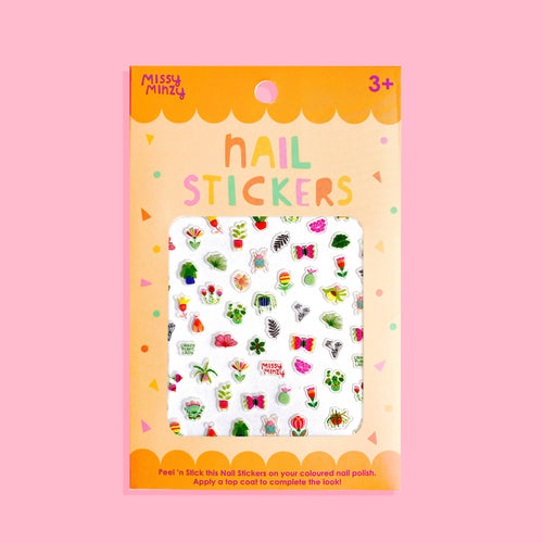 NEW Crazy For Plant Nail Stickers, Wearable Art, Nail Decals