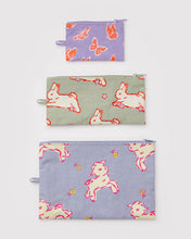 Load image into Gallery viewer, Baggu - Flat Pouch Set Spring Animals