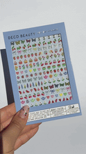 Load image into Gallery viewer, Nail Art Stickers - BERRY PATCH