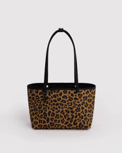 Load image into Gallery viewer, Baggu Medium Nylon Reversible Tote Leopard Mix