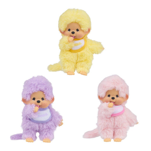 Monchhichi Pastel Pink Plush Doll