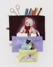 Load image into Gallery viewer, Baggu - Flat Pouch Set - Fancy Animals