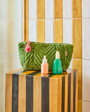 Load image into Gallery viewer, KIP &amp; Co. Moss Velvet Toiletry Bag