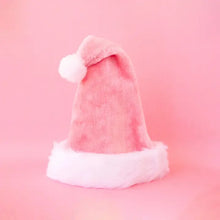 Load image into Gallery viewer, Luxe Christmas Santa Hat | Light Pink