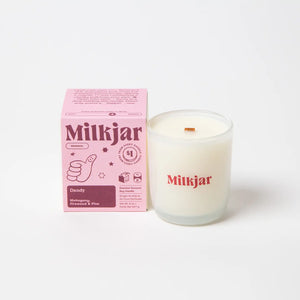 Milkjar Dandy - Mahogany, Firewood & Pine Coconut Soy 8oz Candle