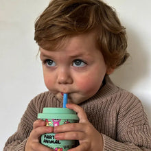 Load image into Gallery viewer, BBcino Reusable Party Animal Green Cup (120ml)