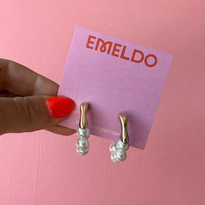 Emeldo Sally Pearl Hoops