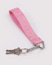 Load image into Gallery viewer, Baggu Logo Keychain Pink Happy