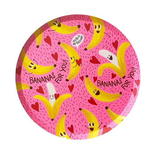 Bananas For You Large Plates (Pk 8)