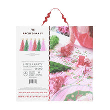Load image into Gallery viewer, Colourful Tinsel Christmas Tree Confetti Crackers (Pack of 6)