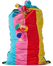 Load image into Gallery viewer, Kip&amp;Co Rainbow Joy Velvet Santa Sack