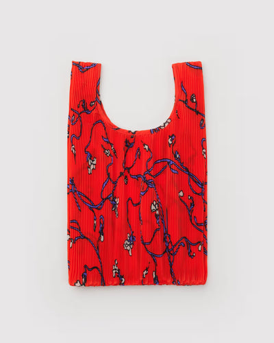 Baggu Pleated Red Snapdragon