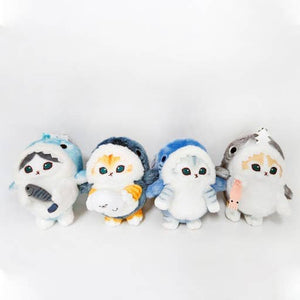 Mofusand Shark Costume Bag Charms Key Chain