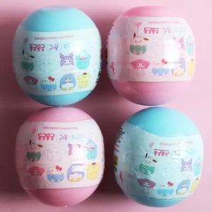 Sanrio Characters Adorable Round Figure Blind Capsule Set