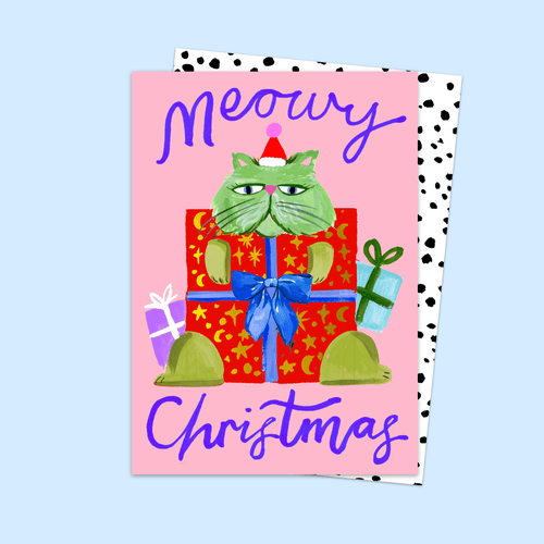 Meowy Christmas Card