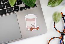 Load image into Gallery viewer, Latte Jelly - Cozy Coffee Cafe Vinyl Sticker