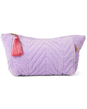 Load image into Gallery viewer, KIP &amp; Co. Lilac Velvet Toiletry Bag