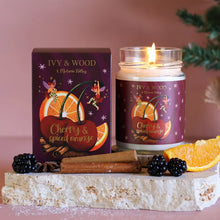 Load image into Gallery viewer, Ivy &amp; Wood Limited Edition Cherry &amp; Spiced Orange Soy Christmas Candle