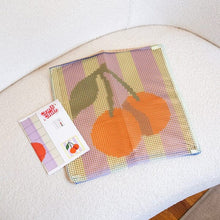 Load image into Gallery viewer, Craft Club RIPE STRIPES CHERRY Cushion Latch Hooking Kit