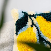 Load image into Gallery viewer, Craft Club RIPE STRIPES - LEMON Latch Hook Cushion Kit