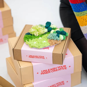 Craft Club GRASSY GARDEN Moss Coaster Kit