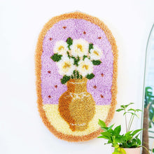 Load image into Gallery viewer, Craft Club FLOWER VASE - PEONIES | XL Rug Making Kit