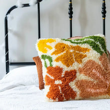Load image into Gallery viewer, Craft Club PRETTY PETALS - EARTHY Latch Hook Cushion Kit