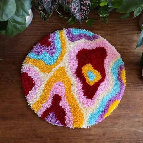 Craft Club PSYCHEDELIA Rug Making Kit