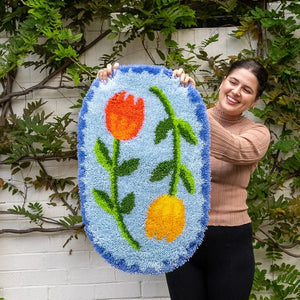 Craft Club TULIP FEVER - ALMALFI | XL Rug Making Kit