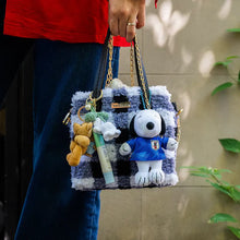 Load image into Gallery viewer, Craft Club Gingham | Black | Woven Handbag DIY Kits
