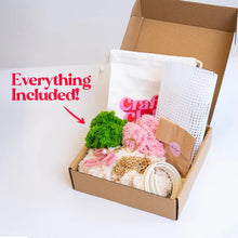 Load image into Gallery viewer, Craft Club Gingham | Pink | Woven Handbag DIY Kits