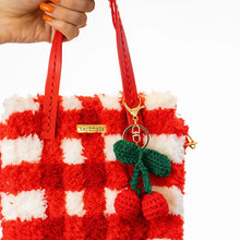 Load image into Gallery viewer, Craft Club GINGHAM - RED Woven Tote Bag Kit