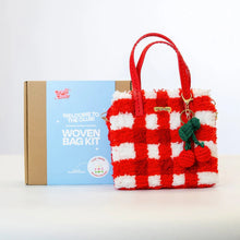 Load image into Gallery viewer, Craft Club GINGHAM - RED Woven Tote Bag Kit