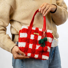 Load image into Gallery viewer, Craft Club GINGHAM - RED Woven Tote Bag Kit