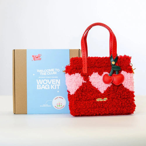 Craft Club HEARTBREAKER - RED Woven Tote Bag Kit