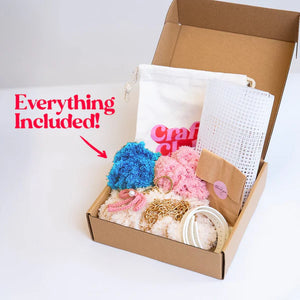 Craft Club Tulip Pastel Blue Woven Handbag DIY Kits