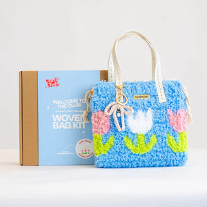 Craft Club Tulip Pastel Blue Woven Handbag DIY Kits