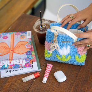 Craft Club Tulip Pastel Blue Woven Handbag DIY Kits