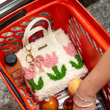 Load image into Gallery viewer, Craft Club Tulip Pastel White Woven Handbag DIY Kits