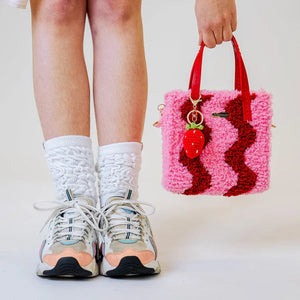 Craft Club Wavey | Pink & Red | Woven Handbag DIY Kits