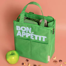 Load image into Gallery viewer, BOTTLE GREEN BON APPÉTIT ISOTHERMIC LUNCH BAG