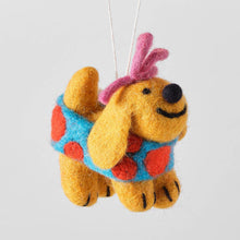 Load image into Gallery viewer, Fifi Dog Hanging Felt Ornament