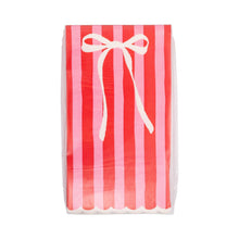 Load image into Gallery viewer, Bow Striped Guest Napkin (Pack 24)