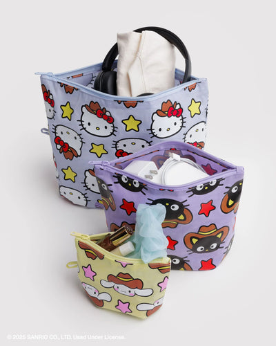 Baggu - Go Pouch Set Hello Kitty + Friends Western