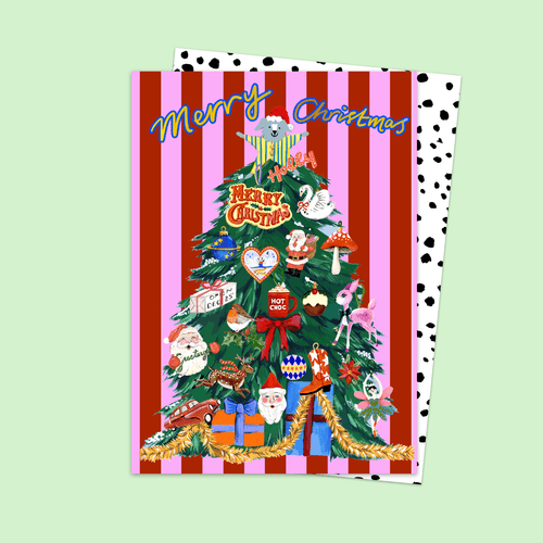 Merry Christmas Tree Card
