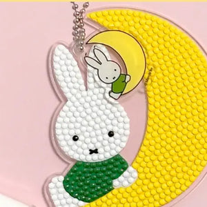 Miffy Diy Diamond Painting Keychain Kit Box