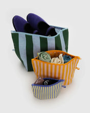 Load image into Gallery viewer, Baggu - Go Pouch Set Hotel Stripes