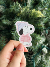 Load image into Gallery viewer, Cozy Winter Snoopy - Peanuts Vinyl Sticker