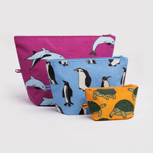 Load image into Gallery viewer, Baggu Go Pouch Set Vacation Animals