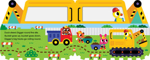 Shaped Board Book - Digger's Busy Day